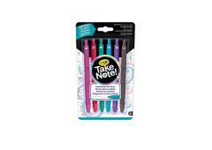 Crayola Take Note Afwasbare gelpennen 6 stuks