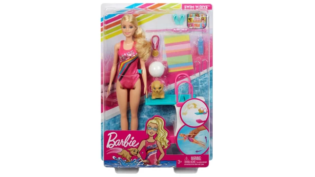 Barbie Dreamhouse Adventures - Barbie zwempop