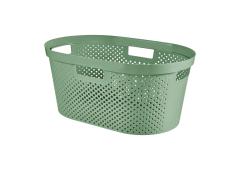 Curver Infinity wasmand dots 40L - 100% recycled zacht groen