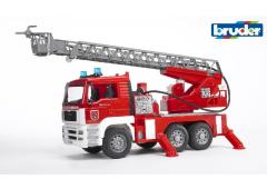 Bruder MAN TGA brandweer ladderwagen met pomp en licht en ge