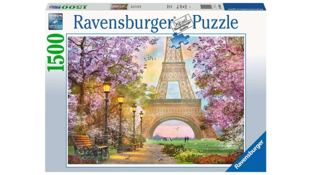 Puzzel 1500 stukjes Verliefd in Parijs