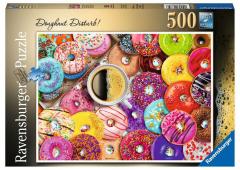 Volwassenen Puzzel 500 stukjes Doughnut Disturb!