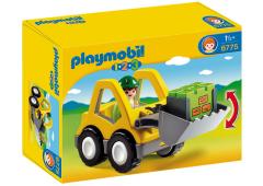 Playmobil 1.2.3.graafmachine met werkman