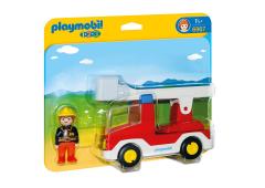 Playmobil 1.2.3. Brandweerwagen met ladder