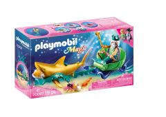 Playmobil Magic Koning der zeeën met haaienkoets