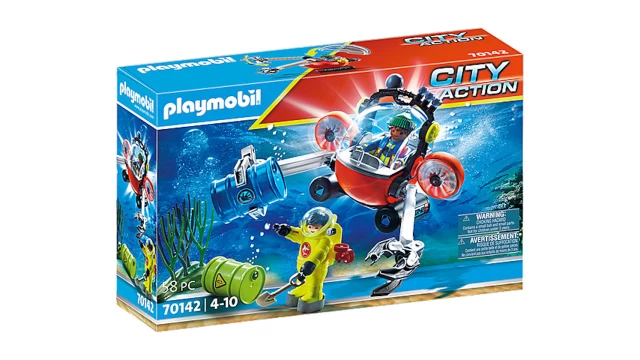 Playmobil City Action omgevingsmissie met duikboot