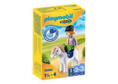 Playmobil 1.2.3. Jongen met pony