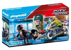 Playmobil City Action Politiemotor: achtervolging