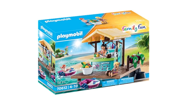Playmobil Family Fun Waterfietsen verhuur met sapbar