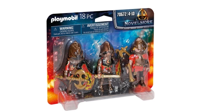 Playmobil Knights Novelmore Set van 3 Burnham Raiders