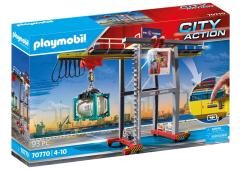 Playmobil City Action Cargo Portaalkraan met containers