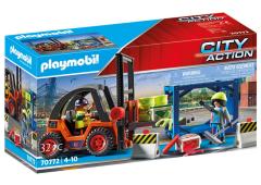 Playmobil City Action Cargo Vorkheftruck met lading