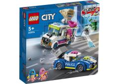 LEGO City IJswagen politieachtervolging