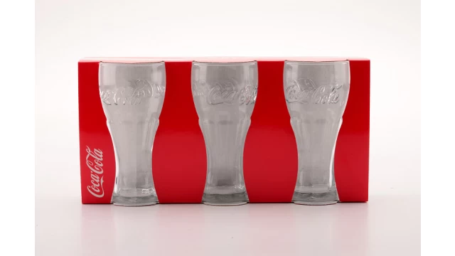 Coca Cola glazen set 3 stuks