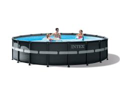 Intex Ultra XTR zwembad 549x132cm met 12V filtermpomp