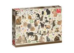 Puzzel 1000 st. PC Cats Poster