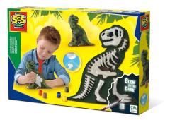 SES Gieten en schilderen - T-Rex met skelet