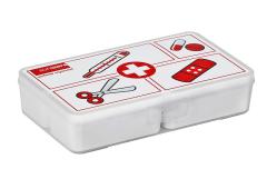 Sunware Q-line First Aid assortimentbox 5 delig transp/wit