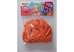 Ballonnen no. 12 oranje 10 stuks