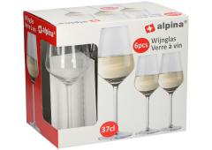 Alpina Wijnglas 6 stuks 37cl