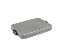 Mepal lunchbox take a break flat - silver