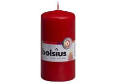 Bolsius stompkaars in cello rood 120/60