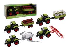 Farm Master tractor speelset medium 4 assorti