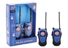 Politie walkie talkie bereik +/- 80 mtr.