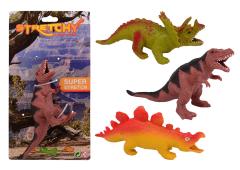 Animal World Dinosaurus, stretch, 3 assorti