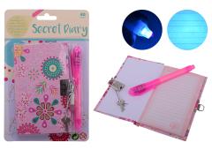 Meiden geheim dagboek met slot en pen
