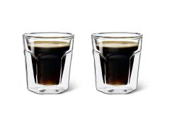 Dubbelwandig glas Leopold Vienna Espresso 100ml 2 stuks