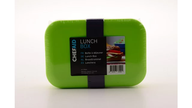 Lunchbox groen ChefAid met elastiek