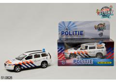 Kids Globe Politie Die Cast pull back Volvo V70 met L/G