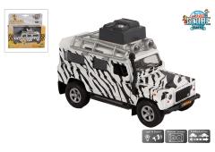 Kids Globe Die Cast Land Rover safari licht en geluid 14cm