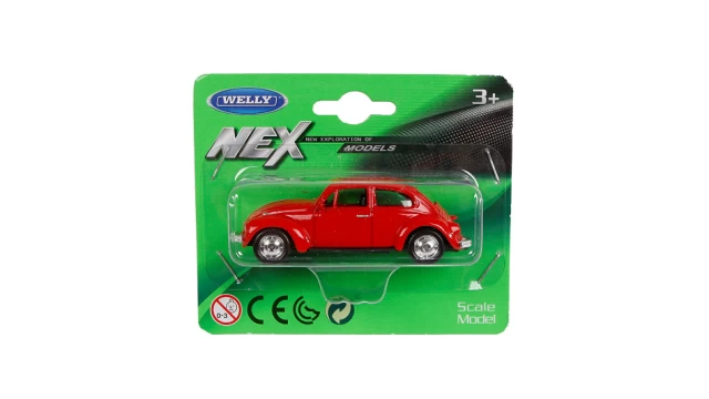 Welly VW classical Beetle Die Cast 1:60 2 assorti