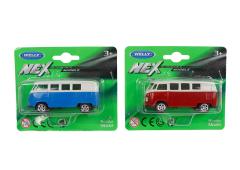 Welly VW classical T1 bus Die Cast 1:60 2 assorti