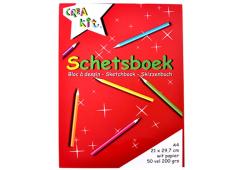 Schetsboek Crea-kit A4 50 vel 200gr