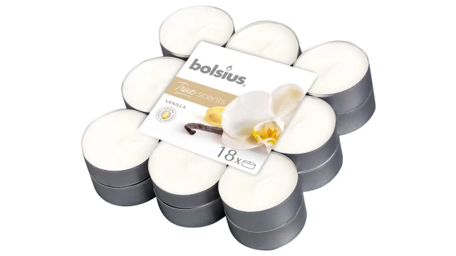Bolsius geurtheelicht 4 uur 18 stuks Vanille