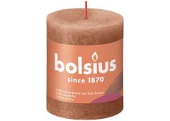Bolsius Rustiek stompkaars 80/68 - Rusty Pink
