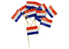Vlagprikkertjes Nederland (50st)