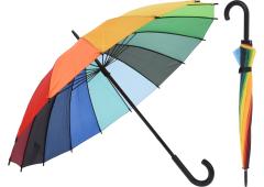 Paraplu 52cm regenboog kleur