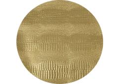 Placemat rond 38cm Goud Slangenprint